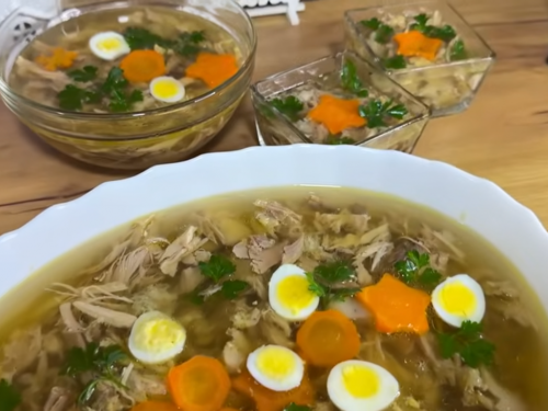 Домашній холодець без жиру: покрокова інструкція - фото скріншот з відео