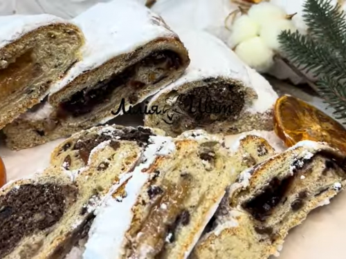 Як приготувати штолен: три начинки в одному рецепті - скріншот з відео