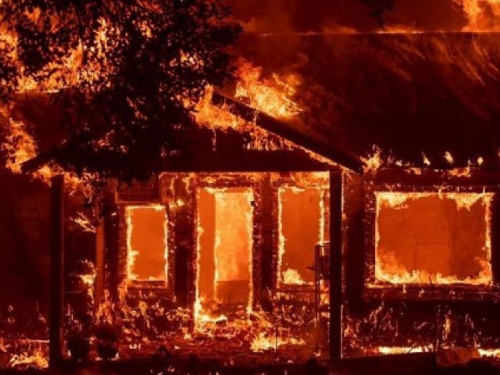 В Криворожском районе случился пожар: есть погибший (видео)