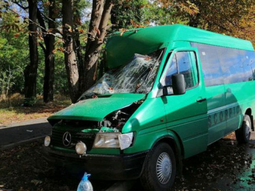 В аварии с маршруткой в Кривом Роге пострадали 11 человек (ФОТО)