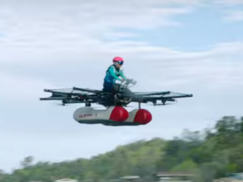 В США представили необычный мультикоптер — на нём можно летать!