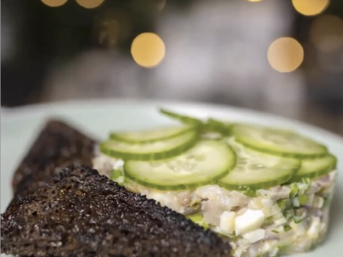 Тартар з оселедця від актора Хіменес-Браво - фото зі сторінки автора