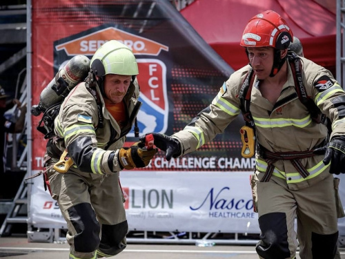 Українські рятувальники на змаганнях, фото ДСНС України