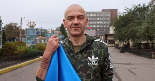 Юрій Аркуша з позивним "Сивий" у мирному житті працює на «Каметсталі»