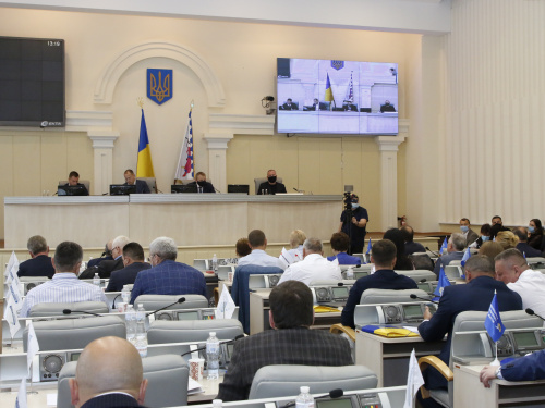 Фото Миколи Лукашука, сесія облради 