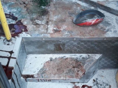 В Кривом Роге произошёл взрыв в маршрутке, есть пострадавшие (ФОТО)