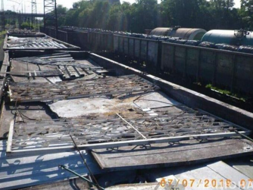 Подмена в пути: у предприятия Кривого Рога выкрали 8 вагонов с металлоломом (фото)