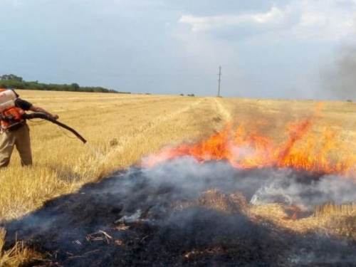 На Днепропетровщине объявлена чрезвычайная пожарная опасность