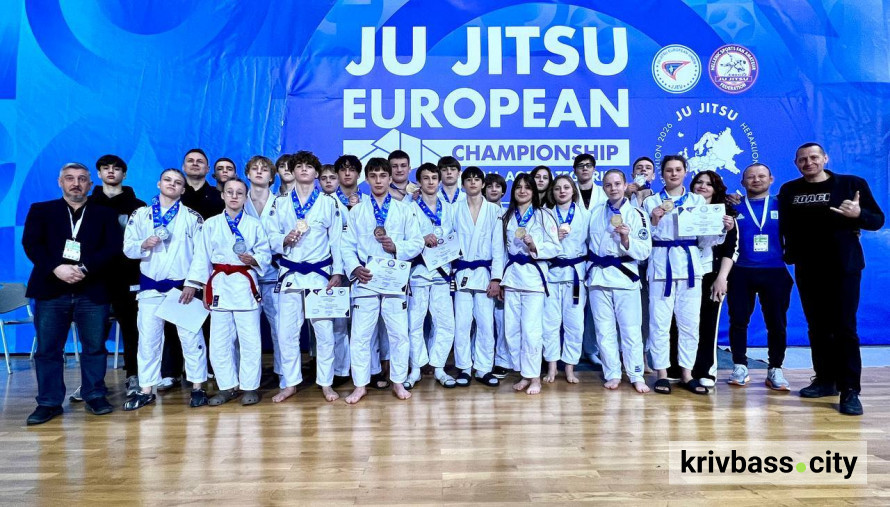 Криворізькі джитсери підкорили Європу: скільки медалей привезли з чемпіонату