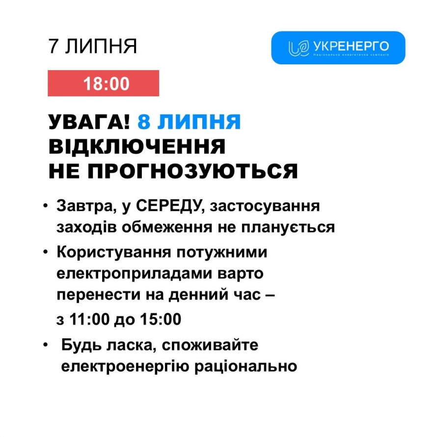 Чи можуть повернути графіки відключень для Кривого Рогу: прогнози енергетиків на 8 липня