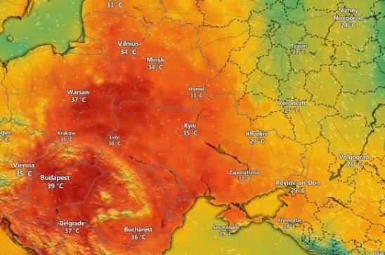 Синоптик попередив про спеку до +38° та небезпечні грози в Україні з 29 червня по 5 липня
