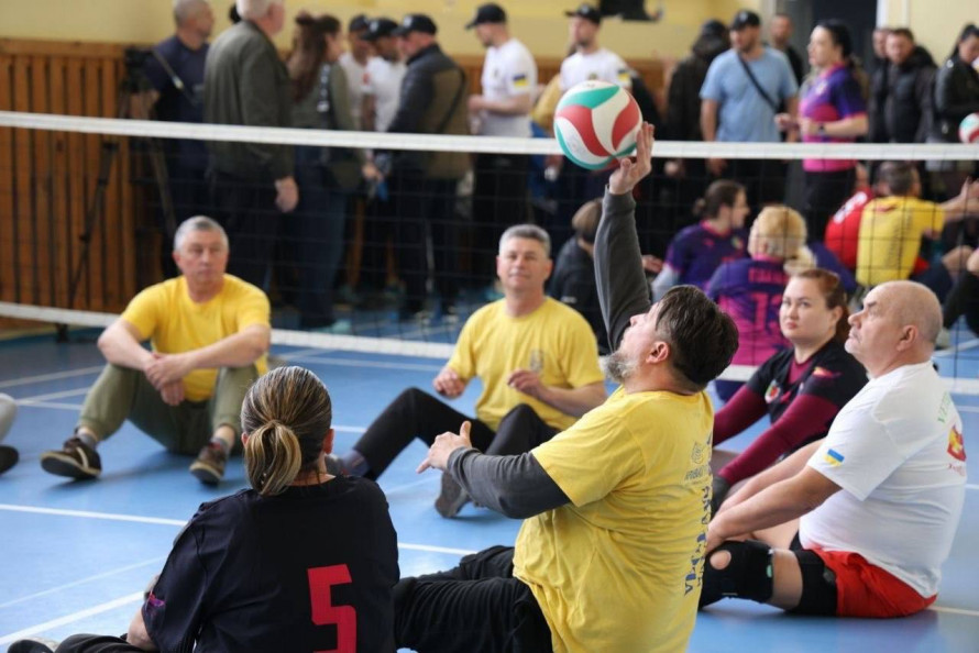 Волейбол сидячи: у Кривому Розі відбувся черговий етап змагань Veterans Family Games-2026