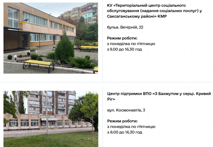 Зимова допомога 19 400 грн у Кривому Розі: 26 пунктів прийому заяв та їхні адреси