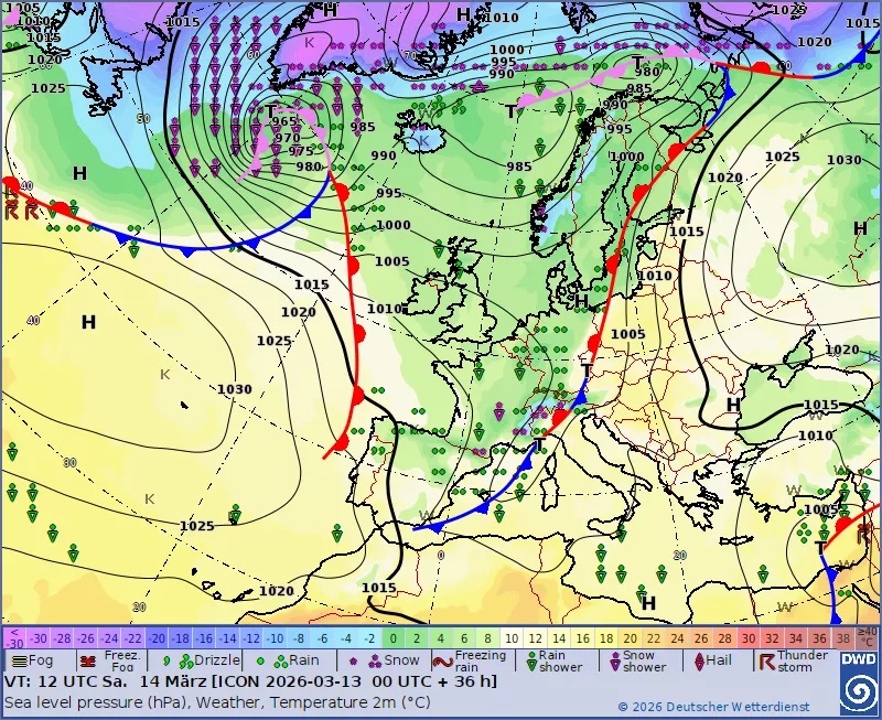 Сонячні вихідні в Україні: де буде найтепліше 14–15 березня