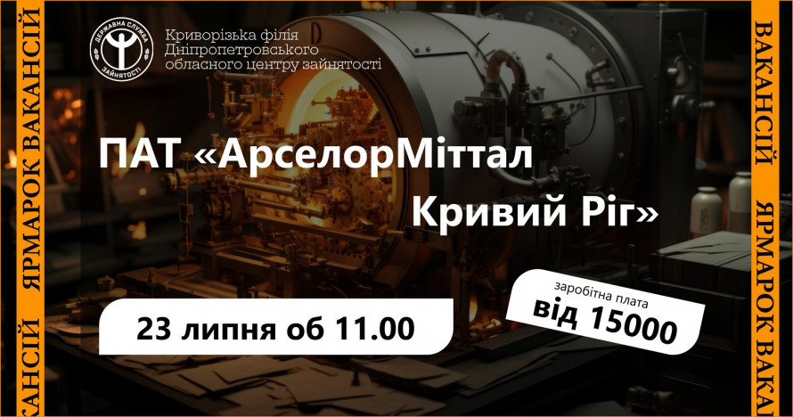 Фахівці «АрселорМіттал Кривий Ріг» запрошують на ярмарок вакансій: що пропонує роботодавець