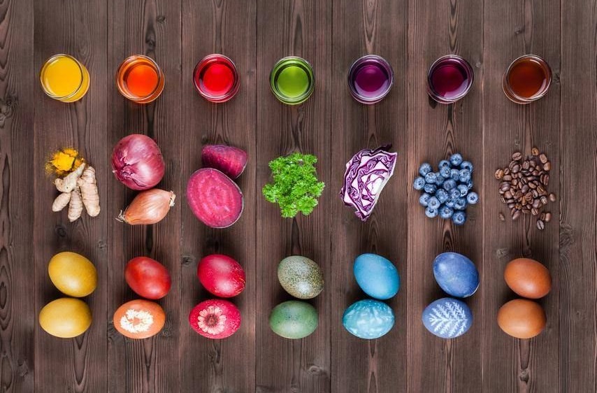 Как покрасить яйца на пасху