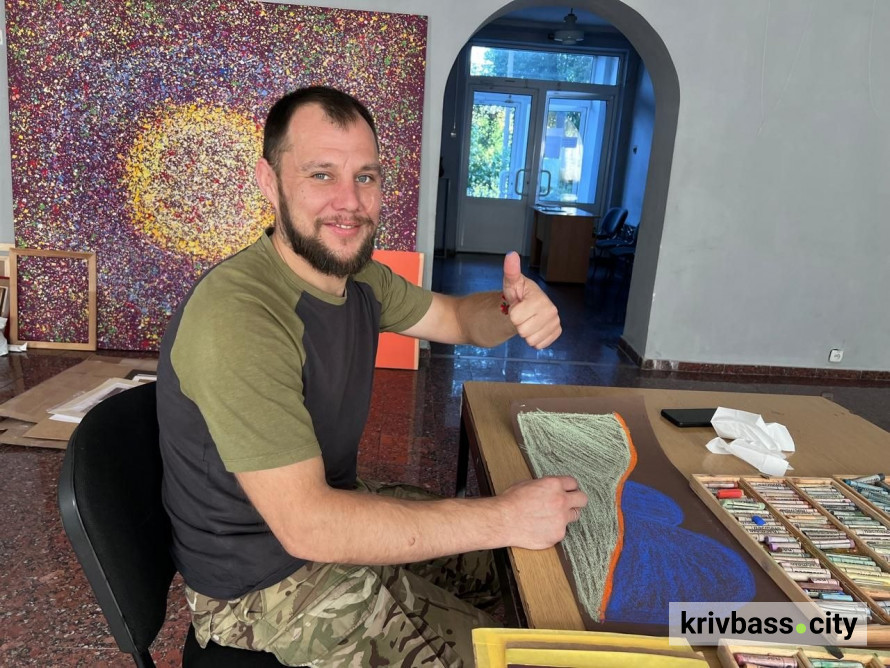 Виставка "Горизонт": у Кривому Розі ветерани і амбасадори спільноти "Титани UA" показали свої картини