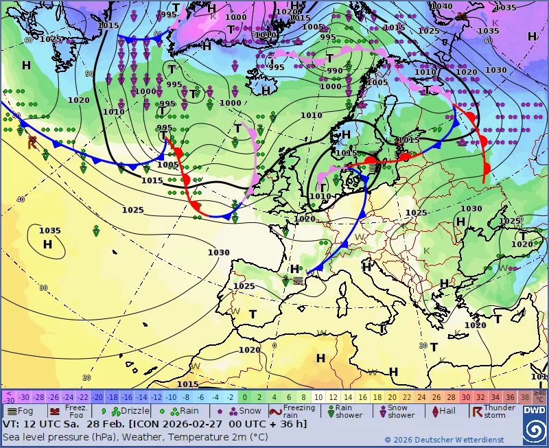 Весна чи зима? Прогноз погоди в Україні на перший тиждень березня 2026