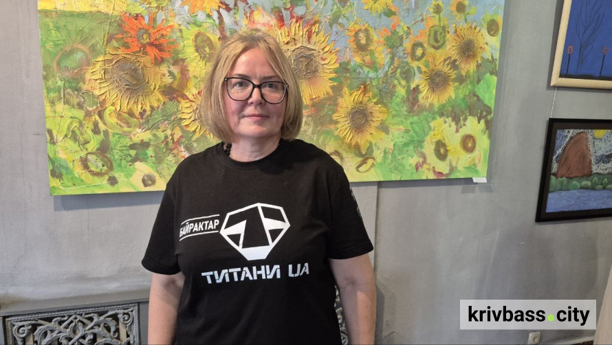 Виставка "Горизонт": у Кривому Розі ветерани і амбасадори спільноти "Титани UA" показали свої картини