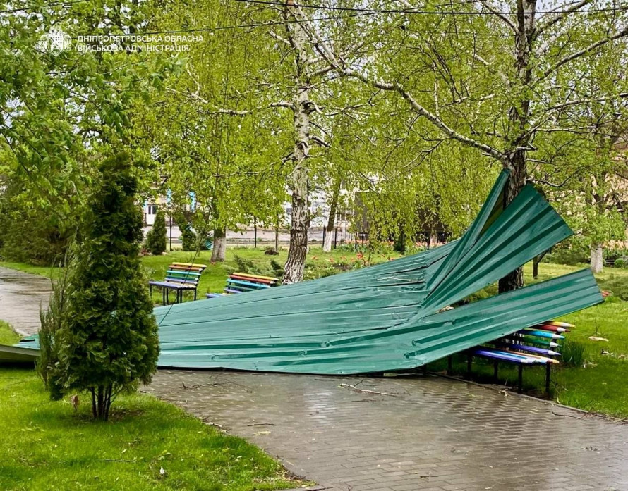 Відсутність світла, повалені дерева та пошкоджені авто: наслідки буревію на Криворіжжі