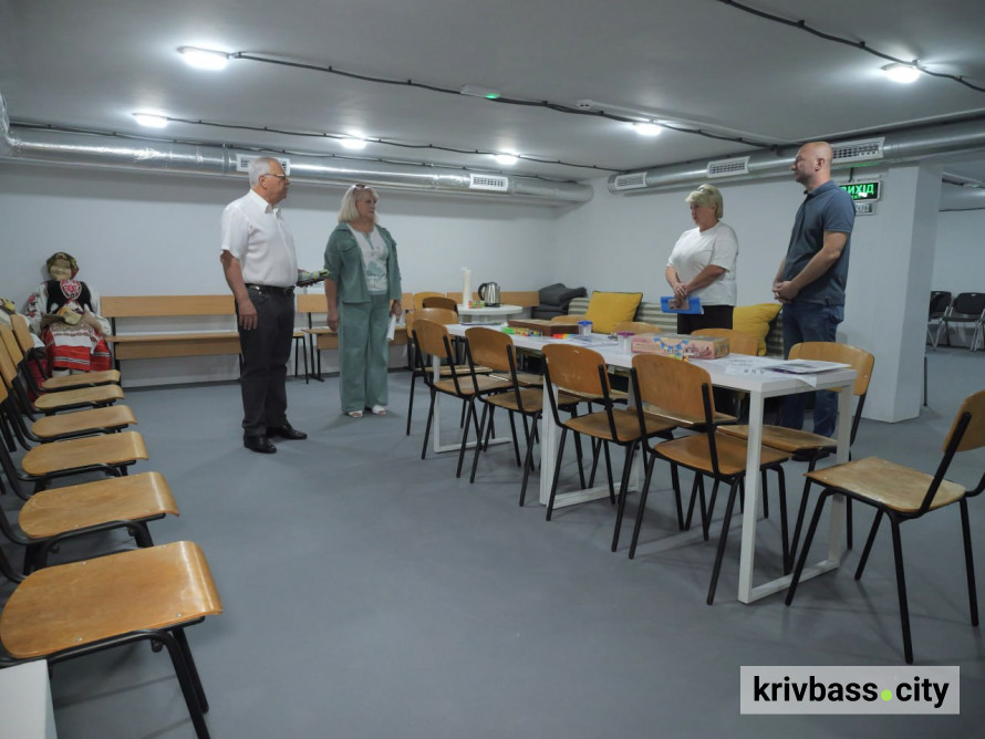 Комфорт і безпека під час тривог: у Кривому Розі оновили укриття Покровського терцентру