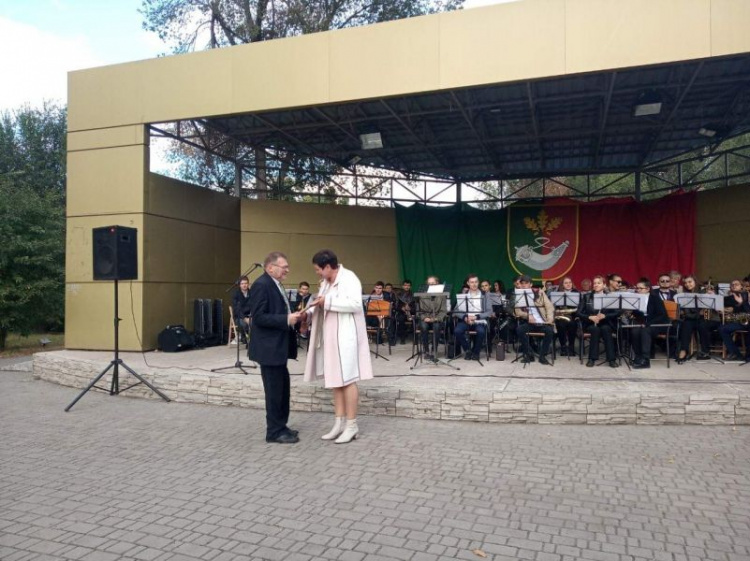 В городе прошел фестиваль духовых оркестров "Криворiзькi сурми" (фото)
