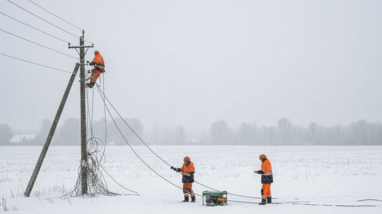 Відновлення електропостачання - фото ілюстративне з відкритих джерел