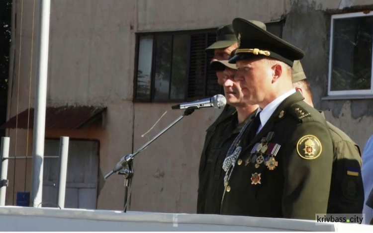 Воинской части из Кривого Рога присвоено почетное имя Петра Калнышевского (ФОТО)