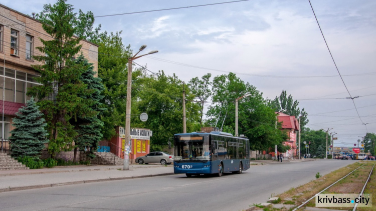 В Кривом Роге восстановили 22-й маршрут троллейбуса