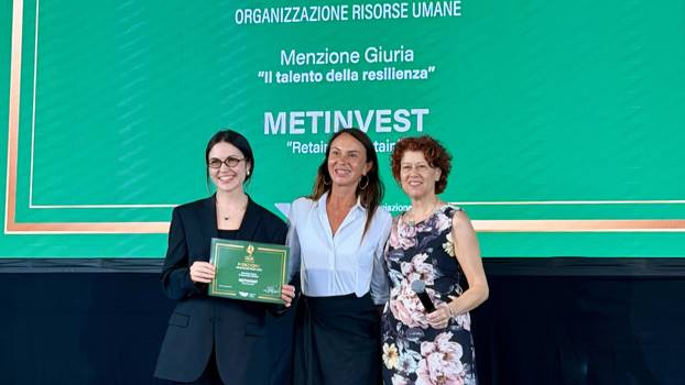 Група Метінвест отримала дві відзнаки на італійській премії Premio Eccellenza Formazione 2026