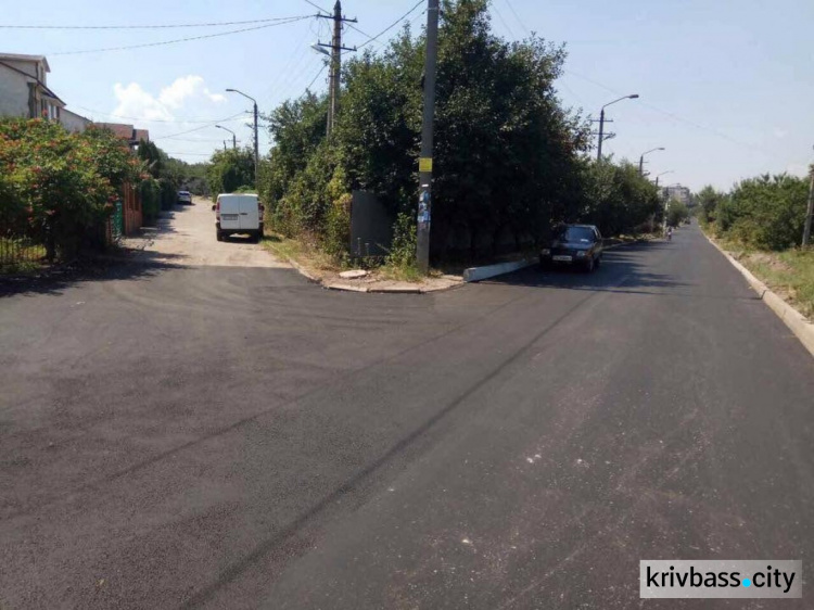 ФОТОФАКТ: как в Кривом Роге отремонтировали 3 дороги