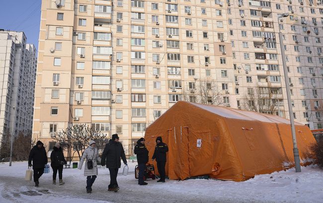 Пункт обігріву - фото ілюстративне з відкритих джерел