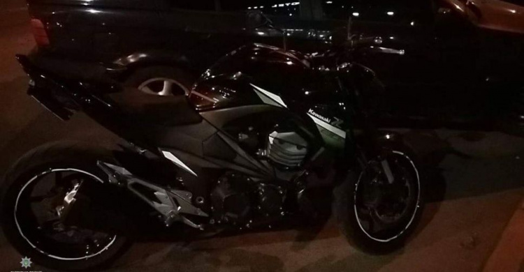 На Днепропетровщине обнаружили мотоцикл, который разыскивал Интерпол (фото)