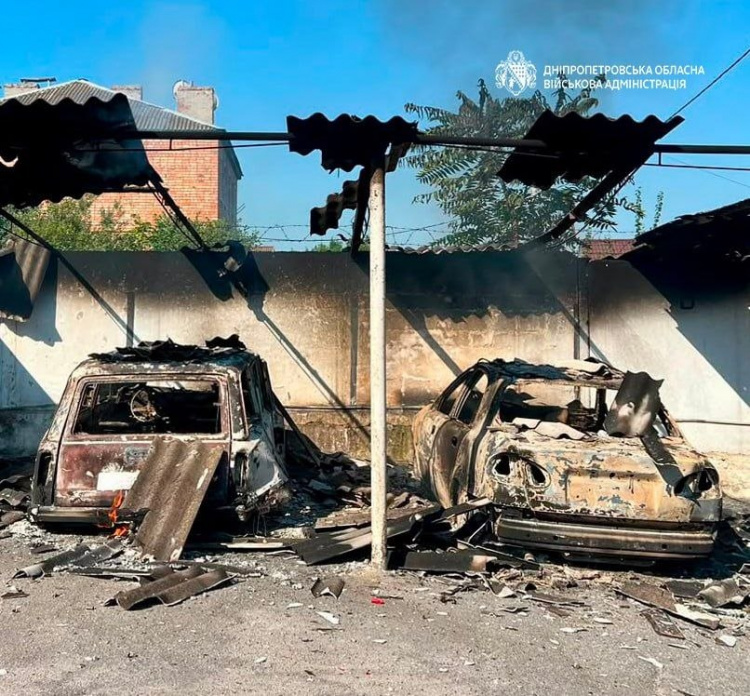 Наслідки російських обстрілів Дніпропетровщини - фото пресслужби Дніпропетровської ОВА