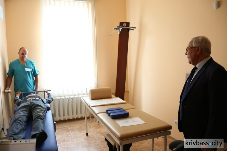 В Кривом Роге Центр реабилитации участников АТО принял первых пациентов (ФОТО)