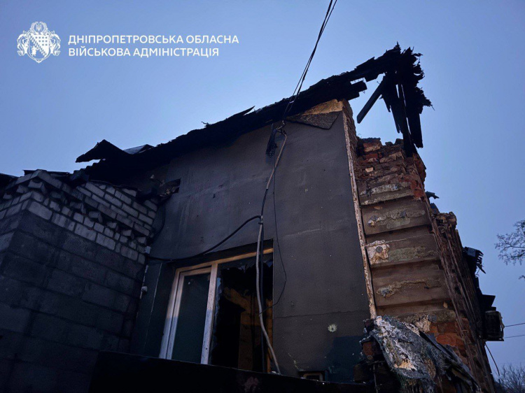 Наслідки російських обстрілів Дніпропетровщини - фото пресслужби Дніпропетровської ОВА