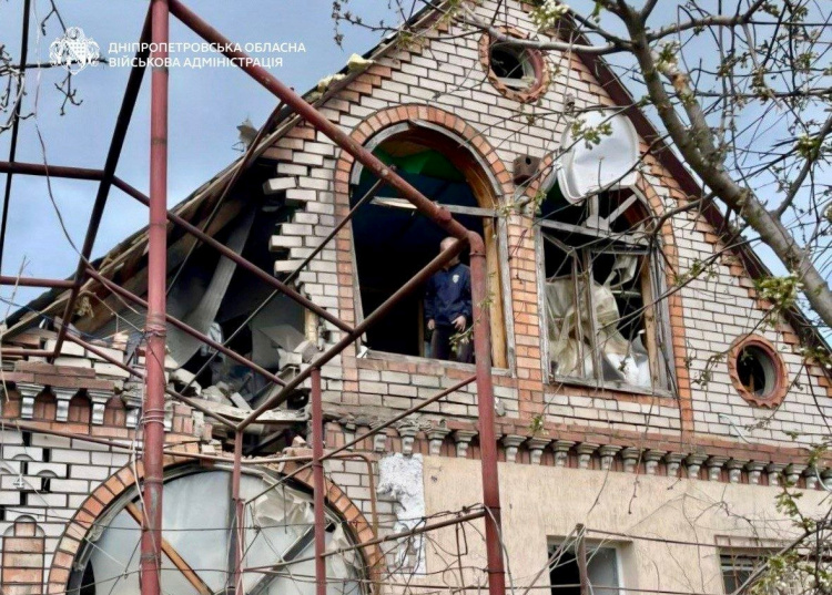Наслідки російських обстрілів Дніпропетровщини - фото пресслужби Дніпропетровської ОВА