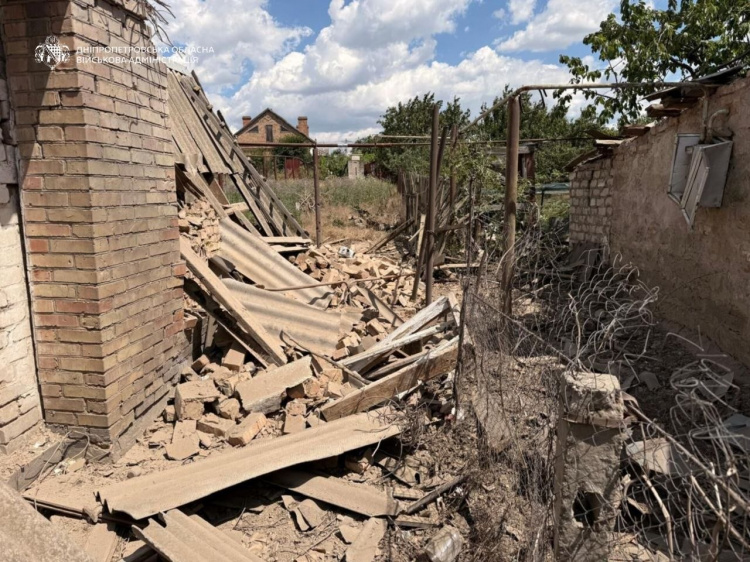 Наслідки російських обстрілів Дніпропетровщини - фото пресслужби Дніпропетровської ОВА