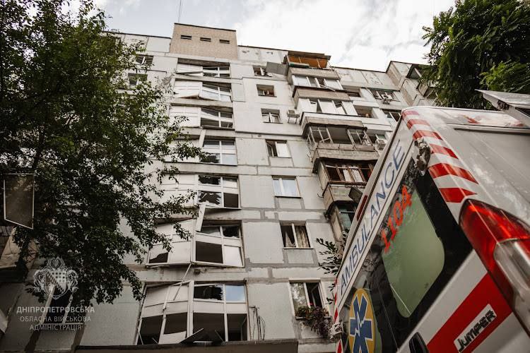 Наслідки російських обстрілів Дніпропетровщини - фото пресслужби Дніпропетровської ОВА