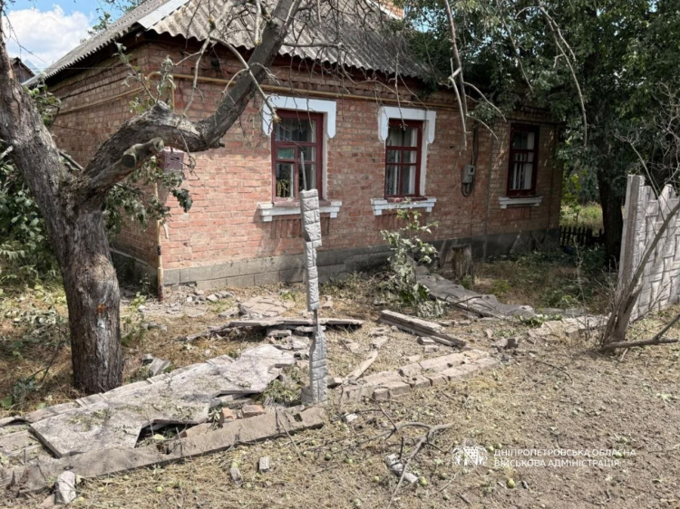 Наслідки російських обстрілів Дніпропетровщини - фото пресслужби Дніпропетровської ОВА