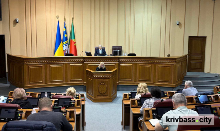 Сесія депутатів Криворізької міськради - фото управління преси виконкому Криворізької міської ради