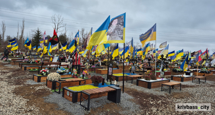 Алея поховань у Кривому Розі