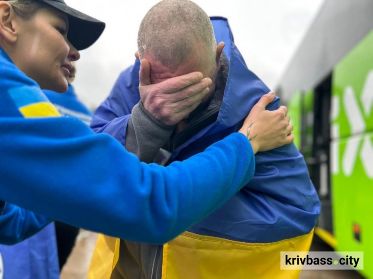 Звільнені з російського полону військові