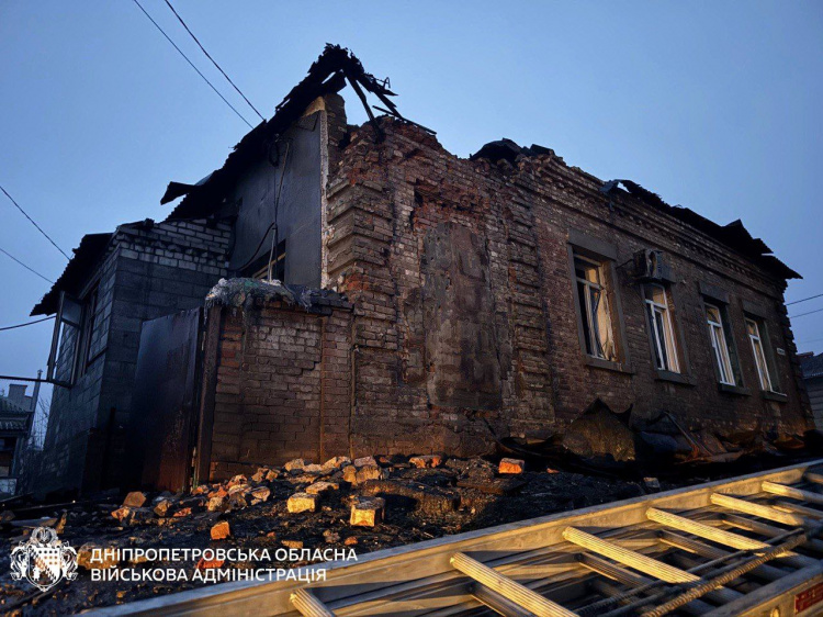Наслідки російських обстрілів Дніпропетровщини - фото пресслужби Дніпропетровської ОВА