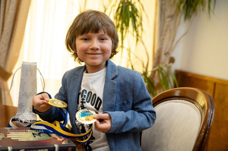 Юний шахист з Дніпропетровщини, фото пресслужби Дніпропетровської ОВА