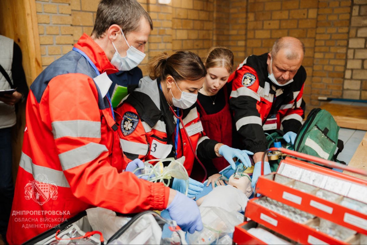 Чемпіонат екстрених бригад Дніпропетровщини: серед призерів –медики з Криворізького району