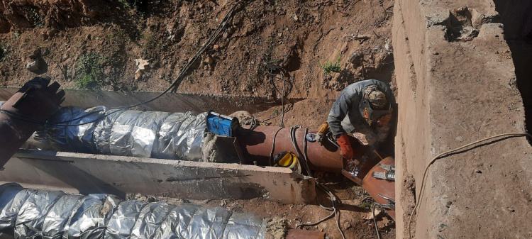 Ремонт тепломереж - фото АТ "Криворізька теплоцентраль"