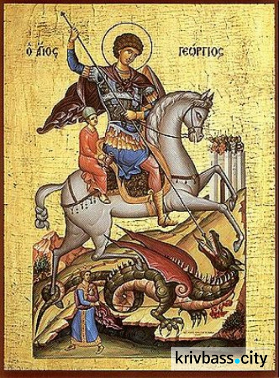 В Кривой Рог прибыла Афонская икона и мощи Георгия Победоносца