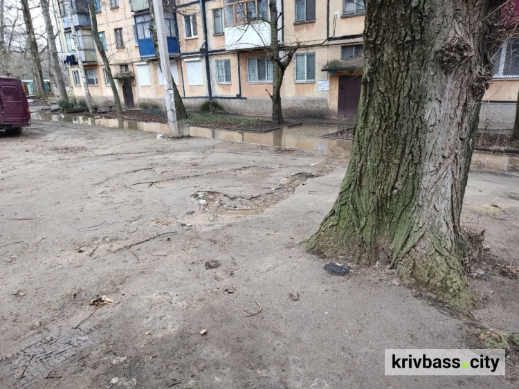 Підтопило пів двору: у Покровському районі утворилася "річка" з питної води