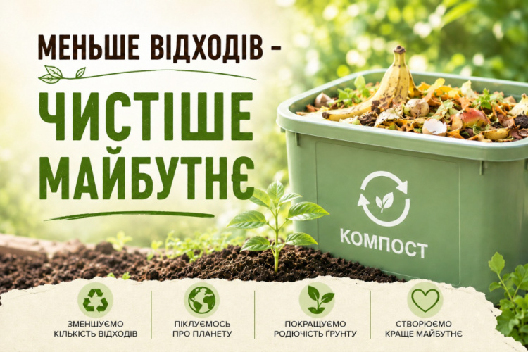Компостування - фото управління екології виконкому Криворізької міськради